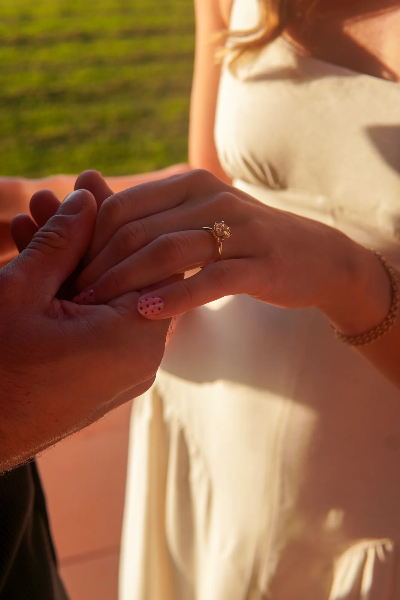 A styled proposal photography session at Jodha Bai Estate