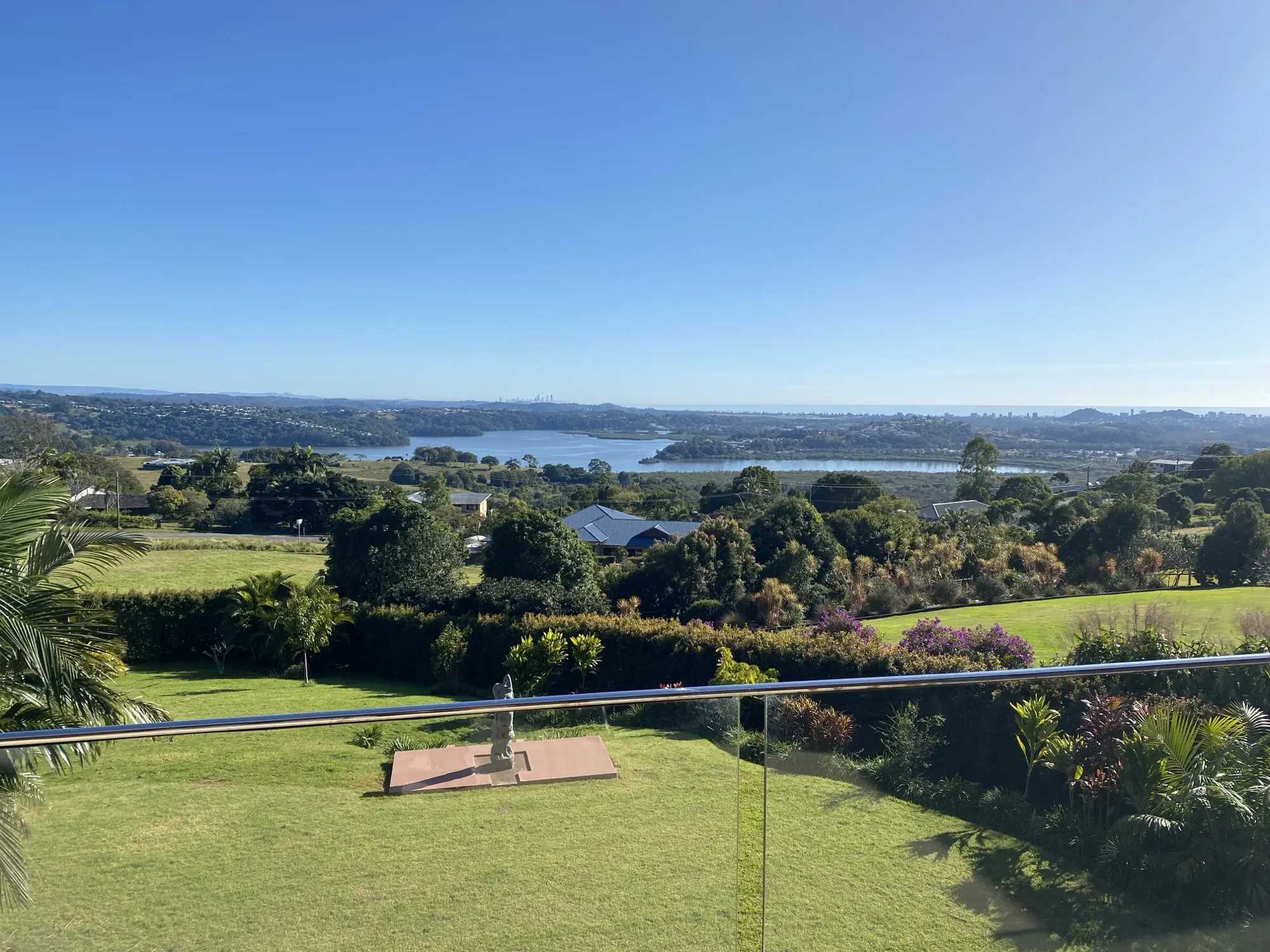 The Jasmin Suite, lake and Surfers Paradise views