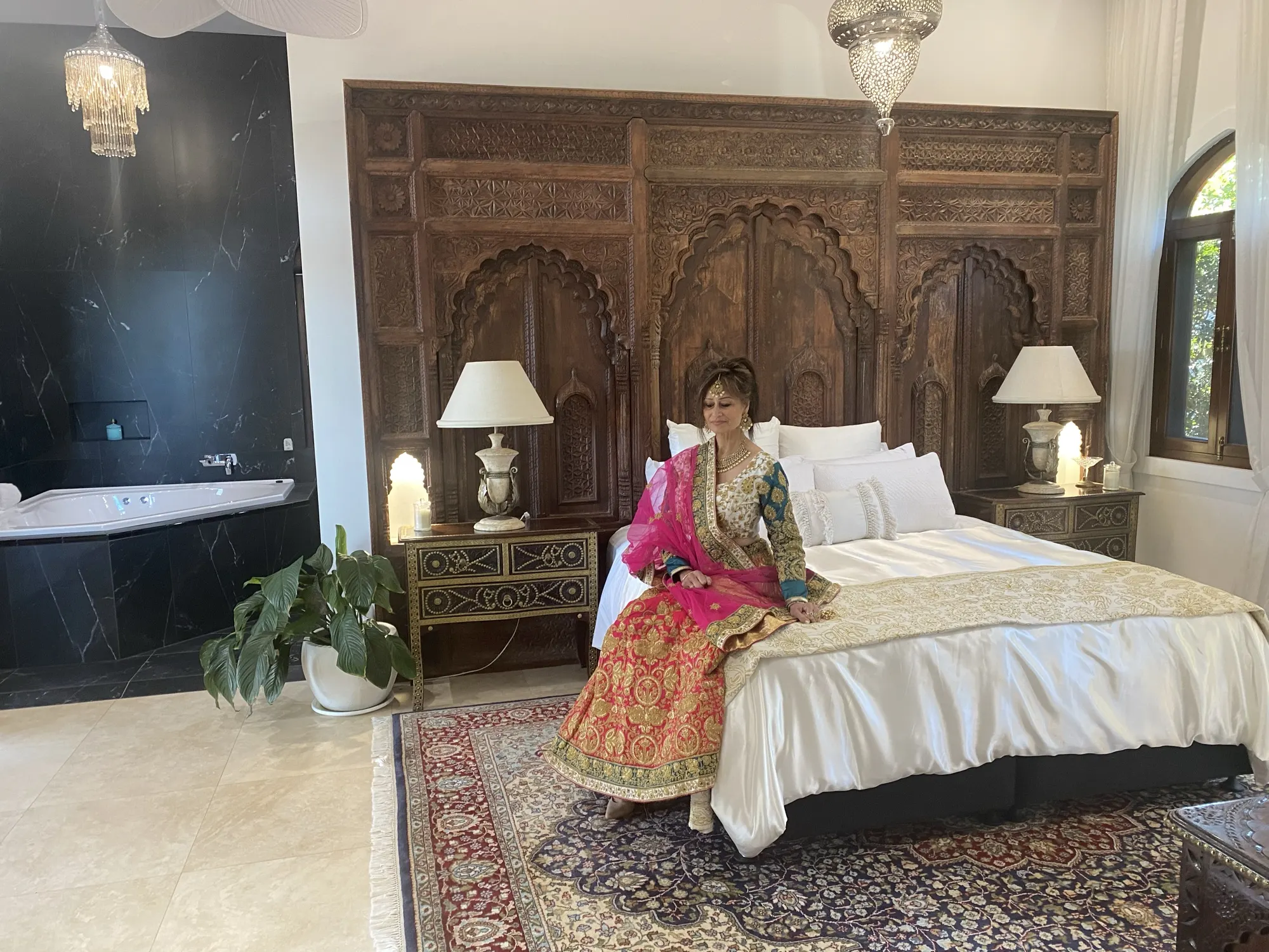 The Jodha Bai Suite bedroom