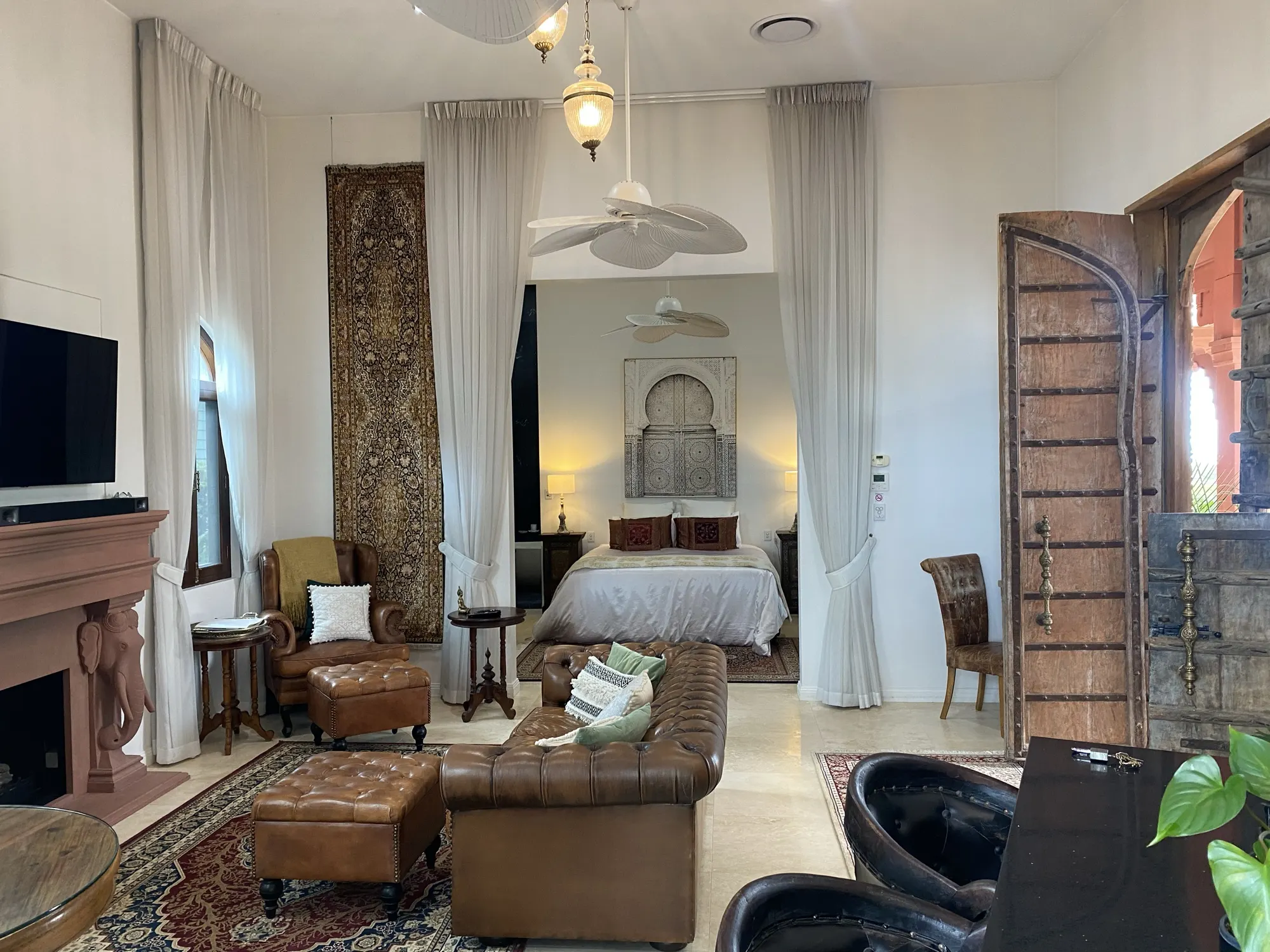The Lotus House lounge bedroom